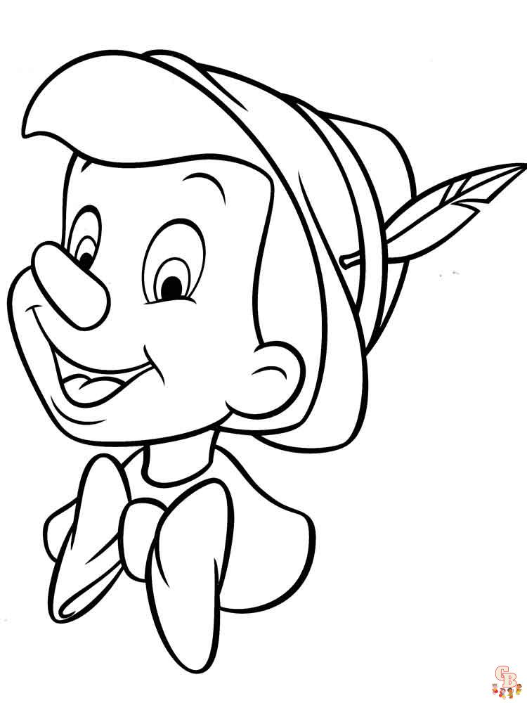 Coloriage Pinocchio