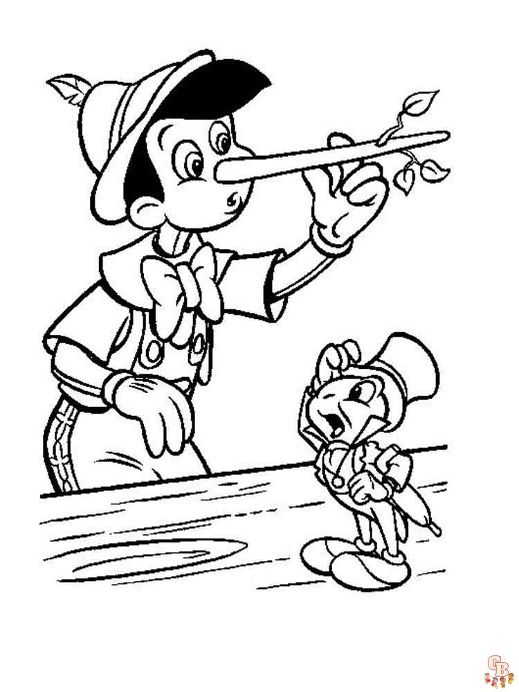 Coloriage Pinocchio