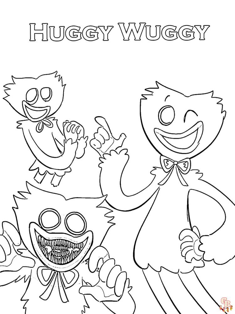 Poppy Playtime Coloring Page