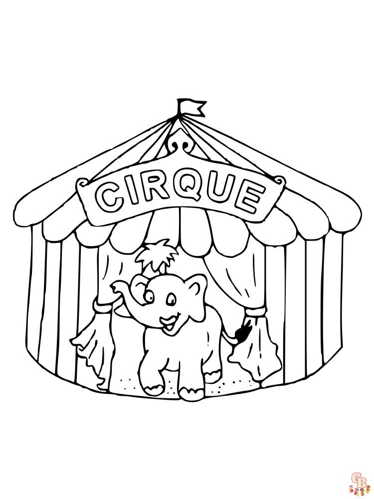Coloriage cirque