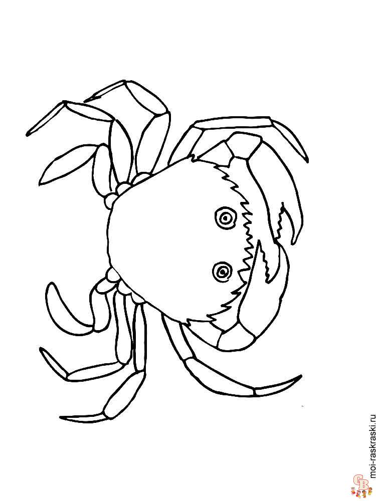 Coloriage crabes