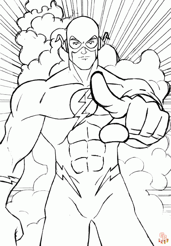 The Flash coloriage