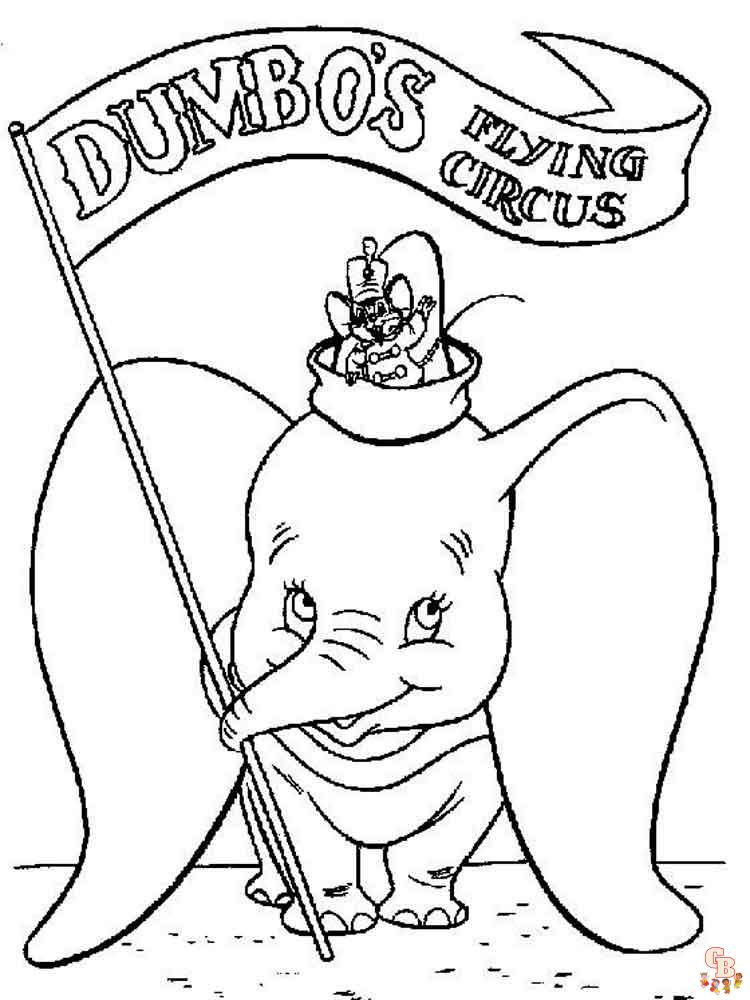 coloriage Dumbo