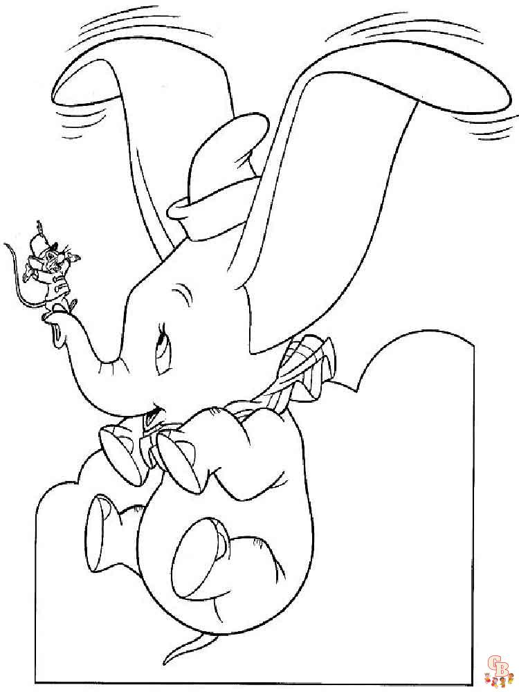 coloriage Dumbo