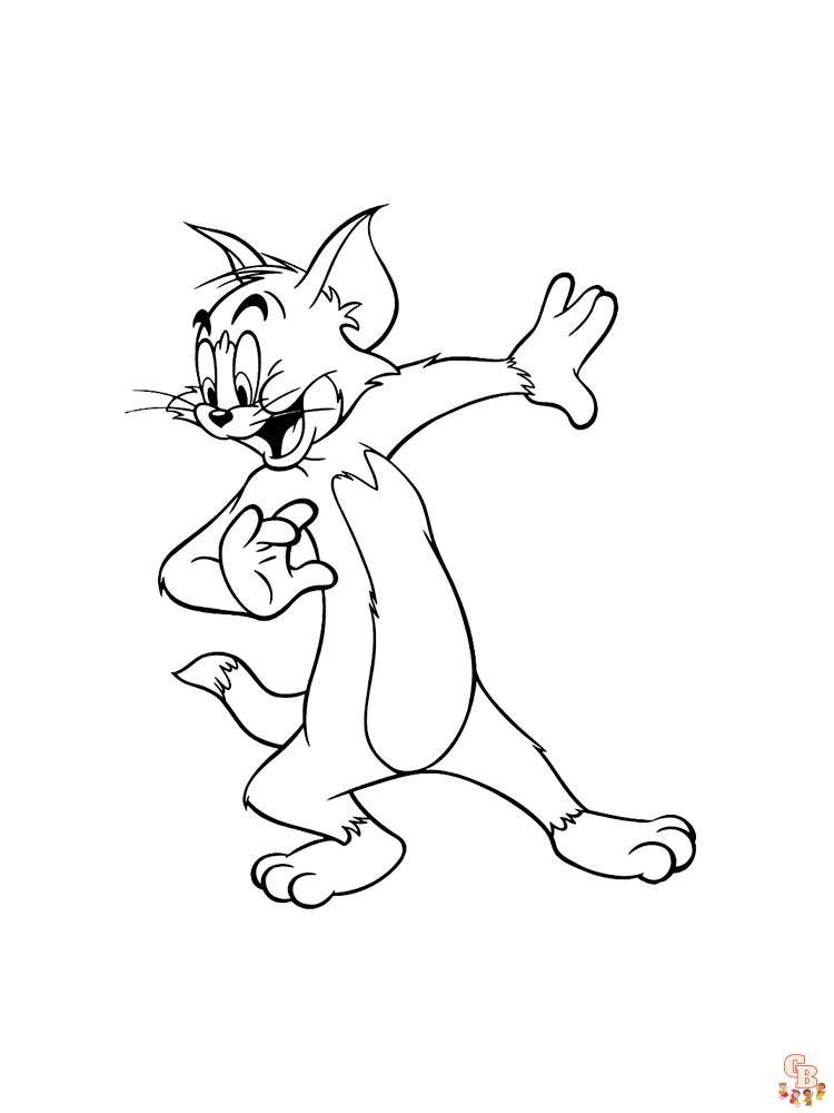 Tom ve Jerry'yi boyama