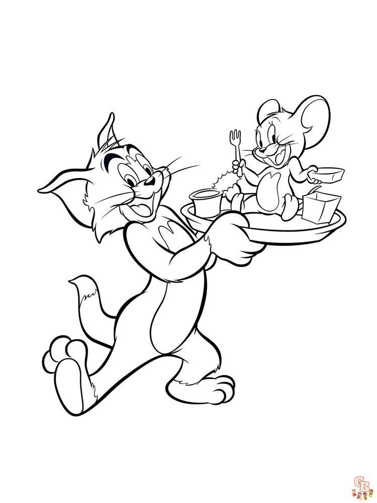 Tom ve Jerry'yi boyama