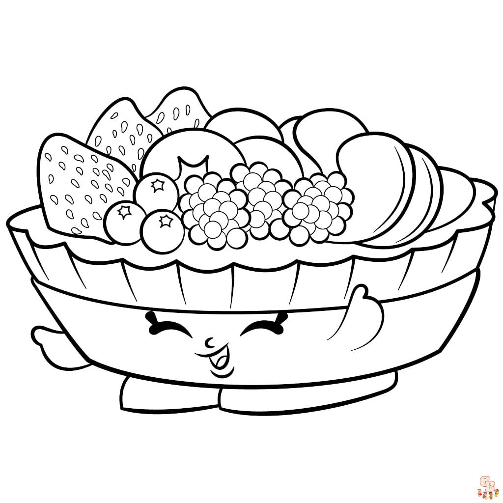 coloriage fruits