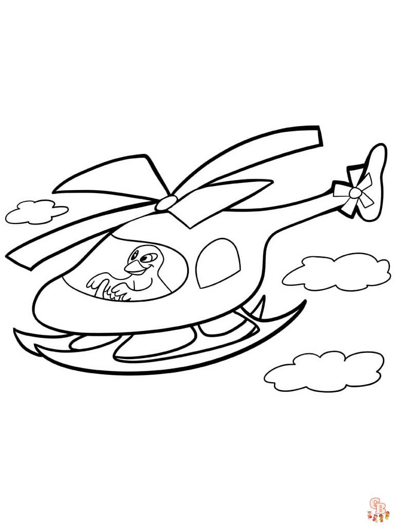 coloriage helicopteres