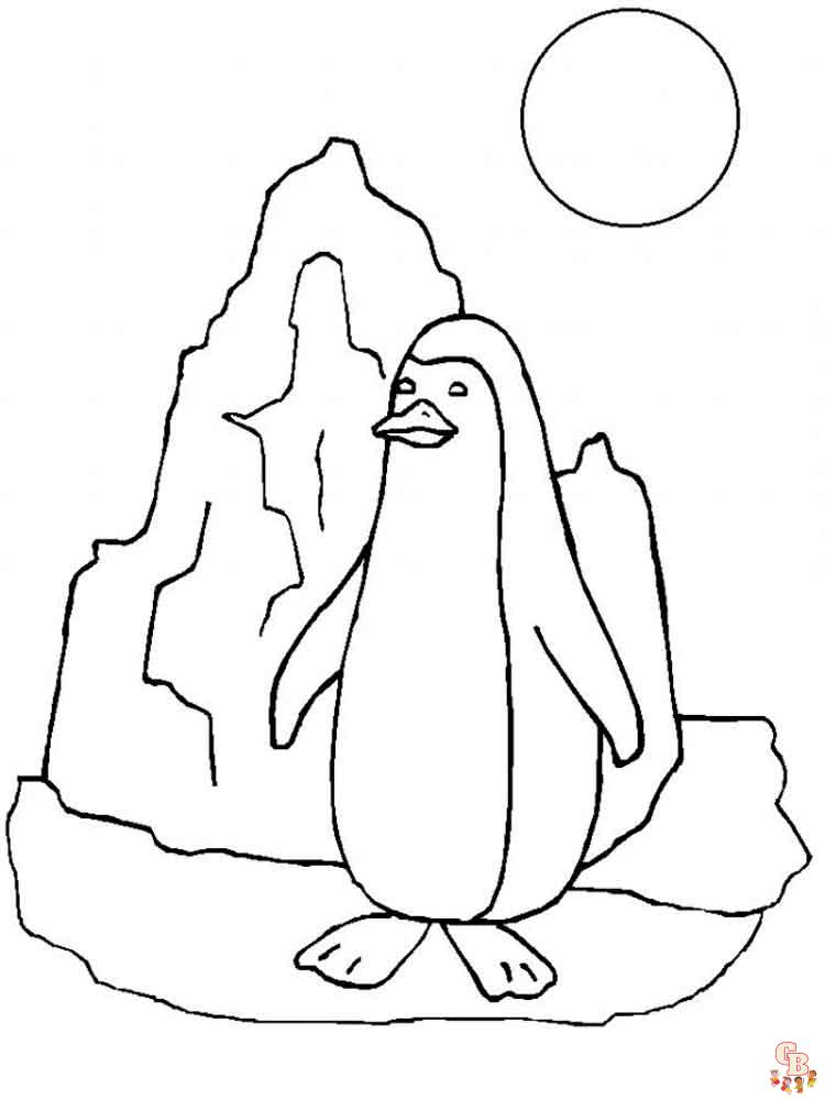 coloriage pingouins
