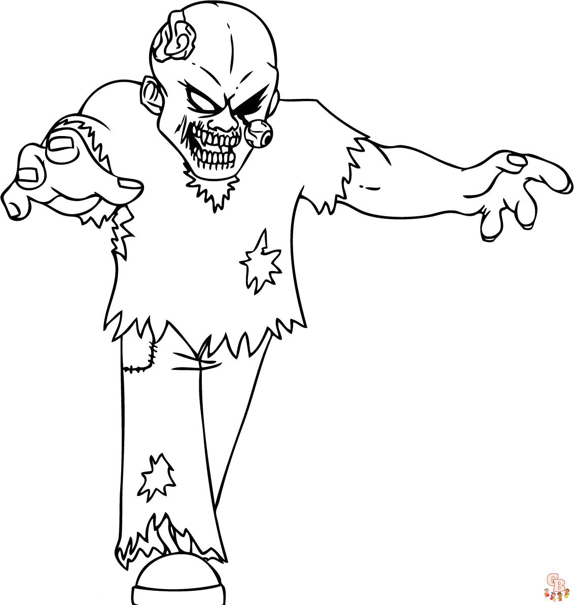 coloriage zombies