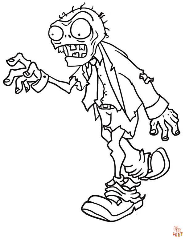coloriage zombies