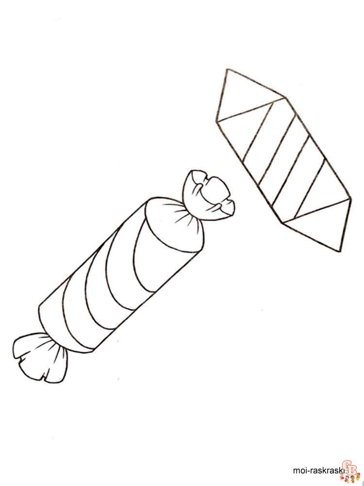 Candy coloring page