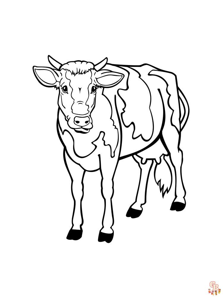 Coloriage vaches