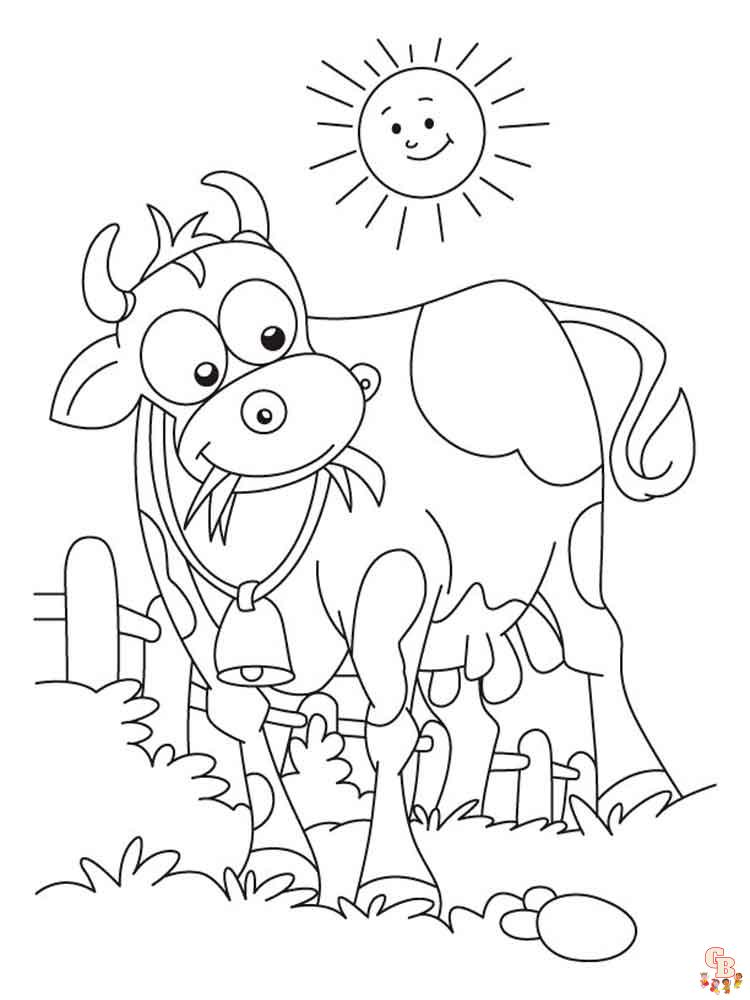 Coloriage vaches