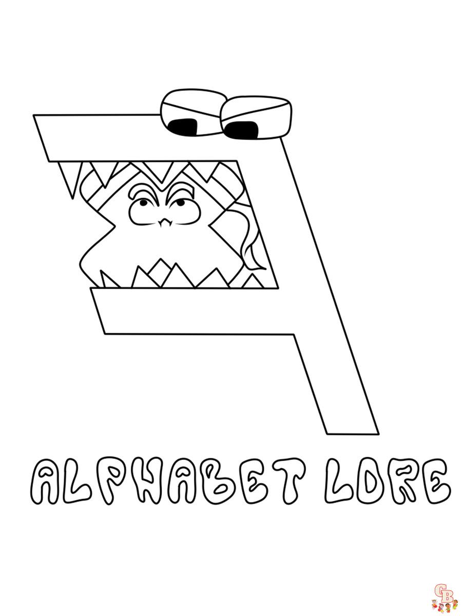 gekleurd alfabet