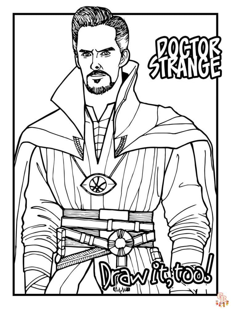 coloriage Doctor Strange