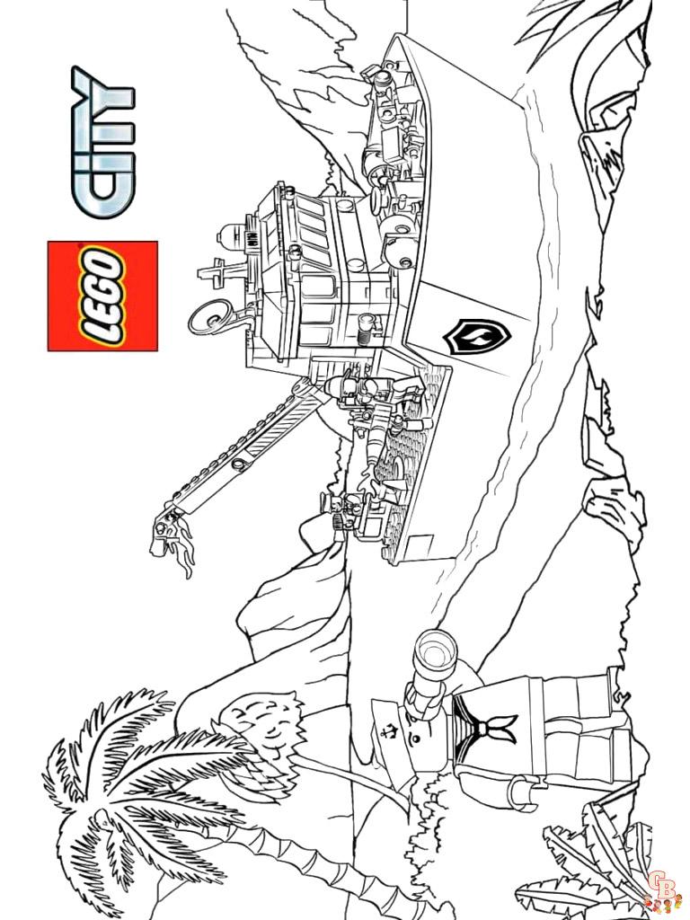coloriage Lego City