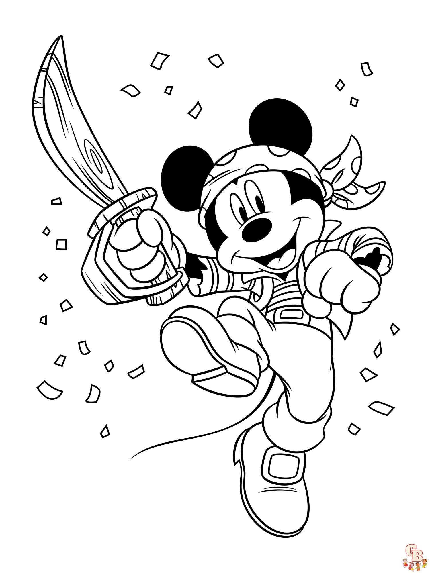 coloriage Mickey Mouse
