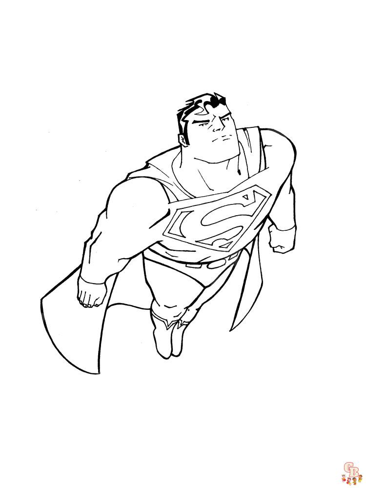 Superman coloring