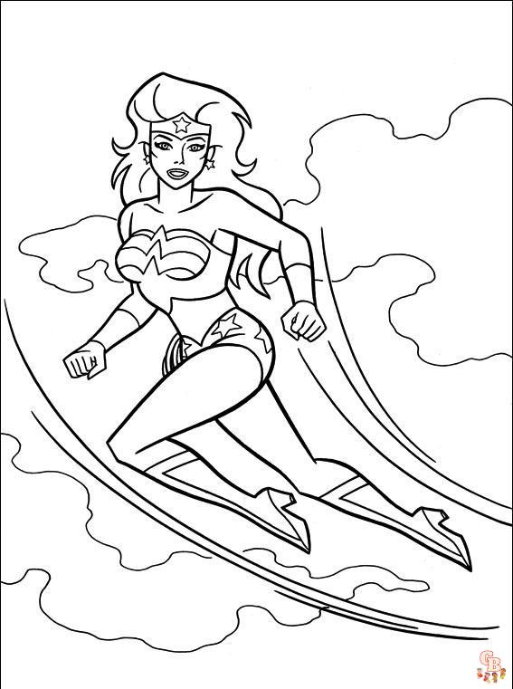 coloriage Wonder Woman