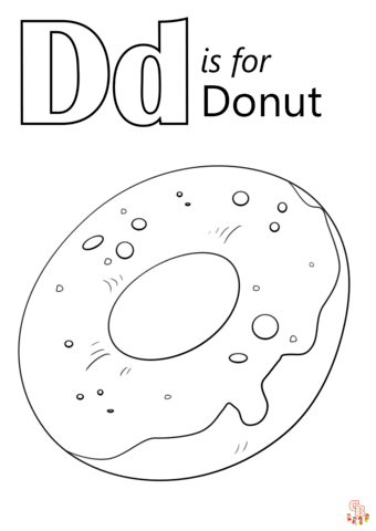 donuts para colorir