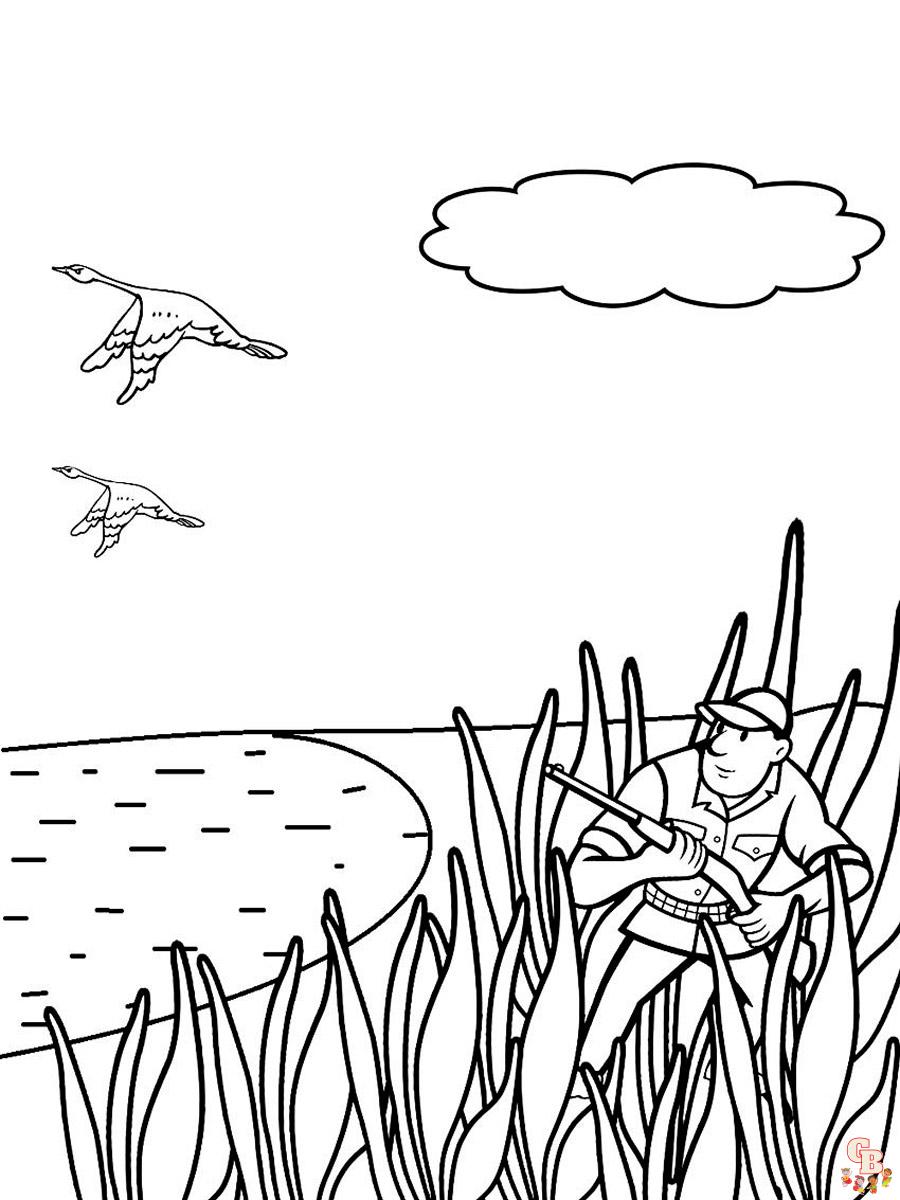 coloriage chasseurs