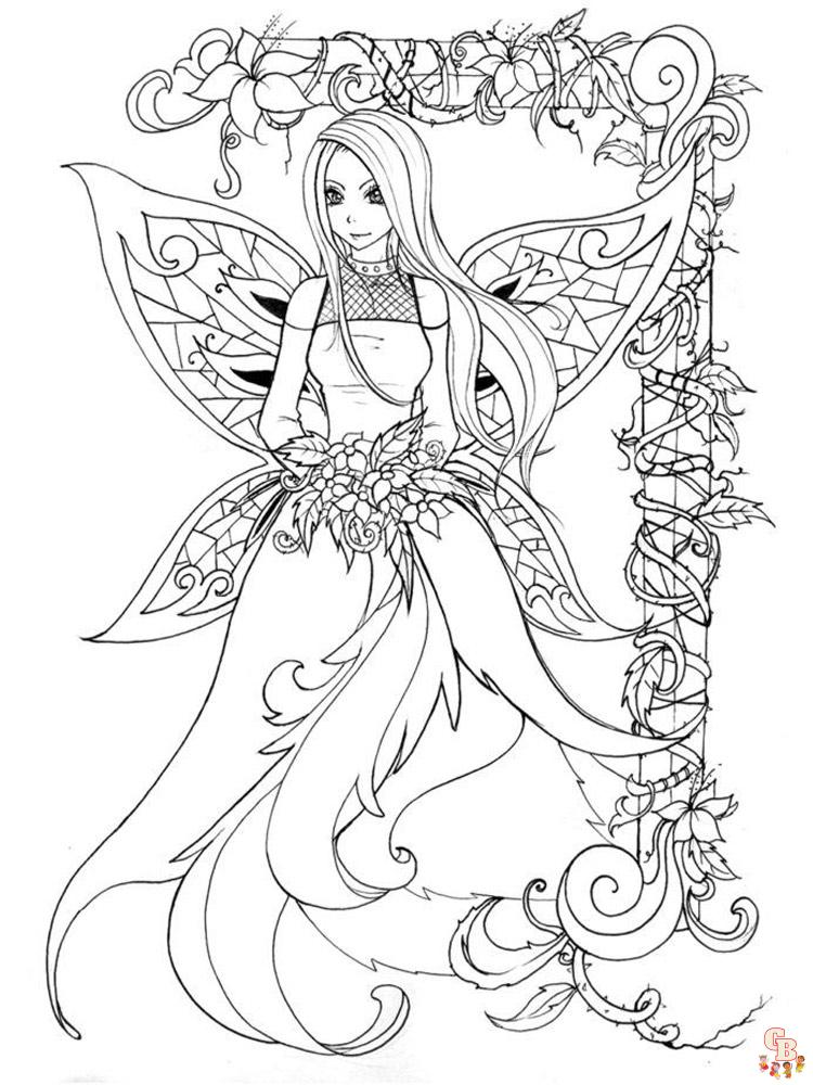 coloring fairies