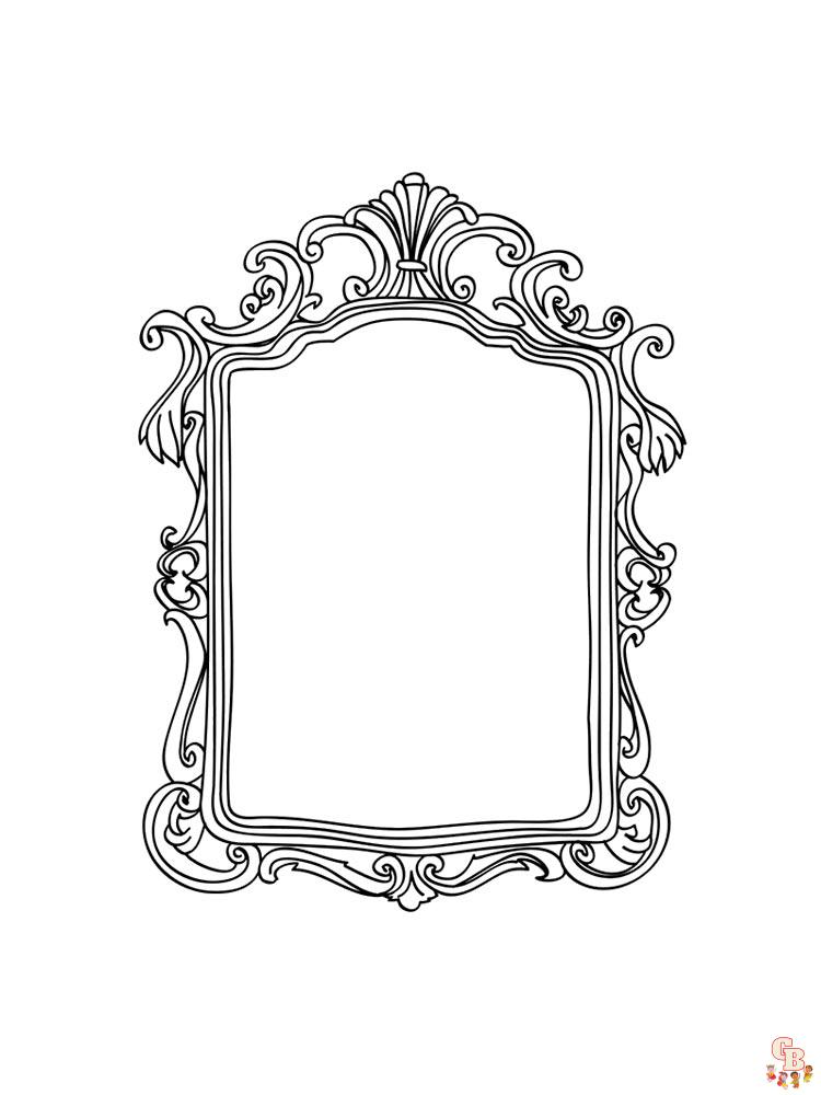 coloriage miroirs