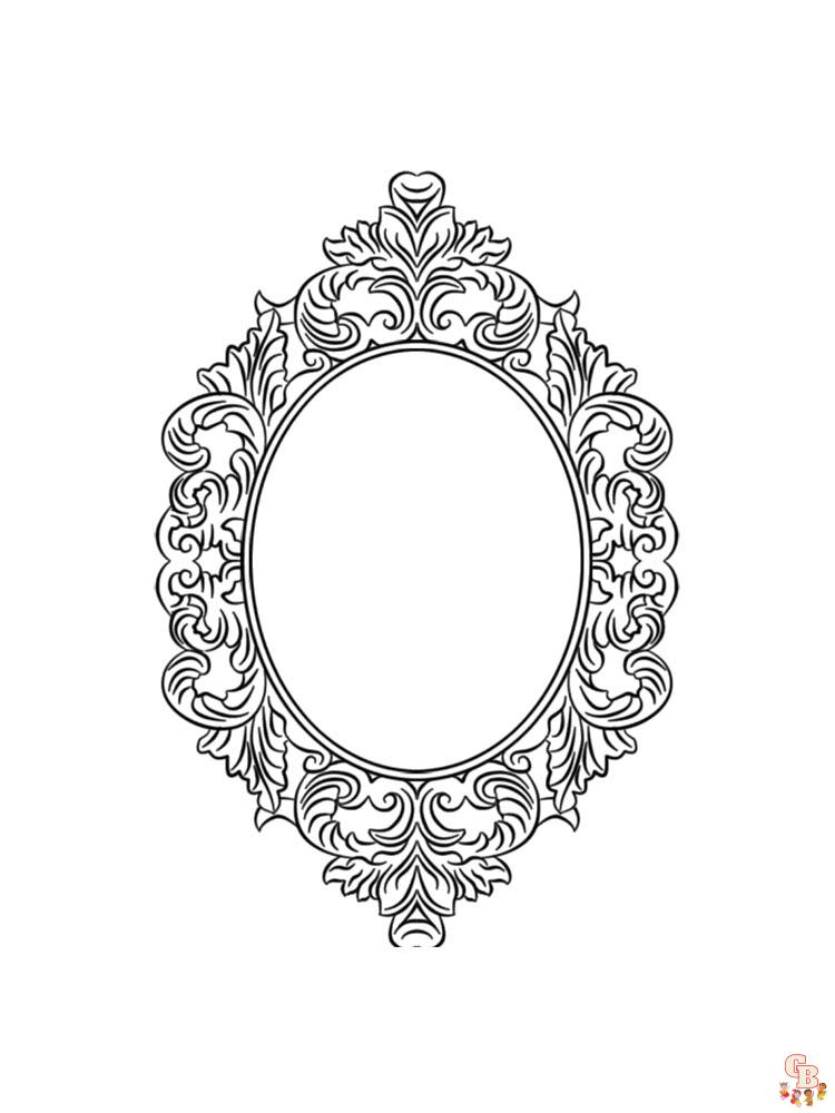 coloriage miroirs