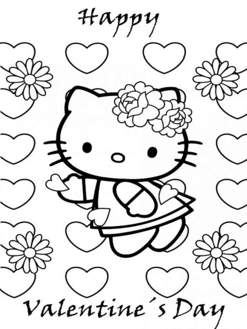 These fun Valentine's Day coloring pages - GBcoloriage