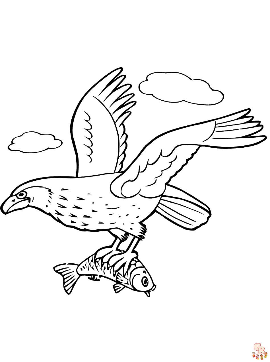 Eagle coloring page