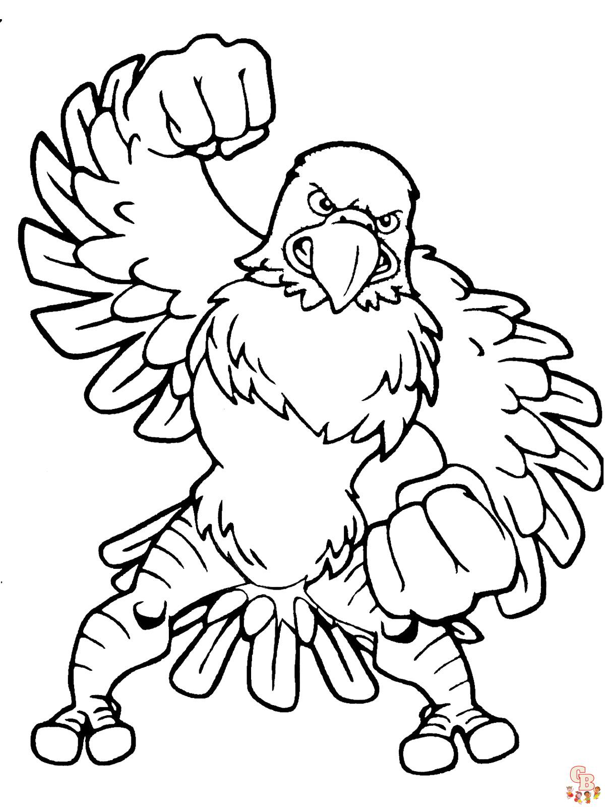 Eagle coloring page