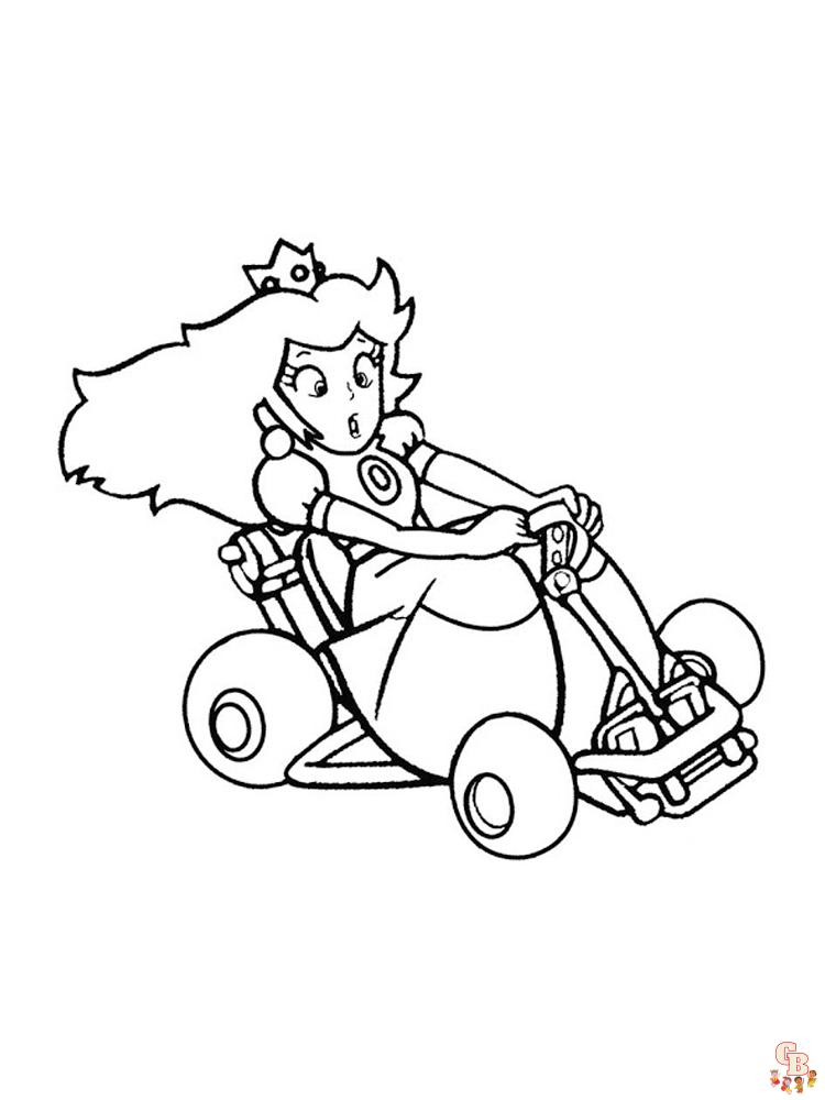Coloriage Mario Kart
