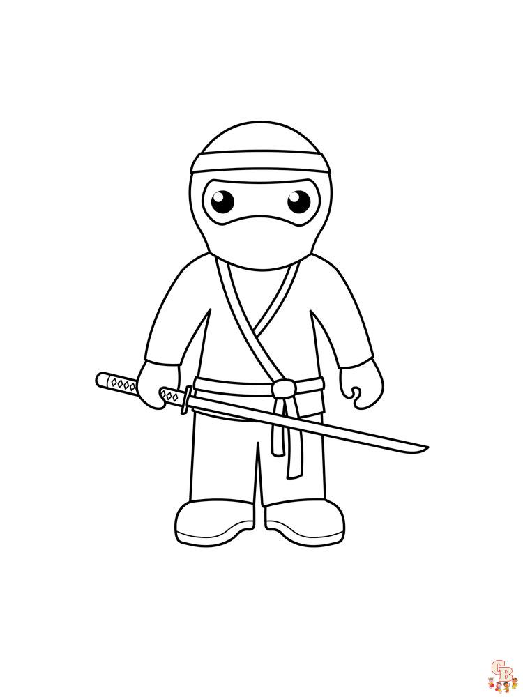 colorazione ninja