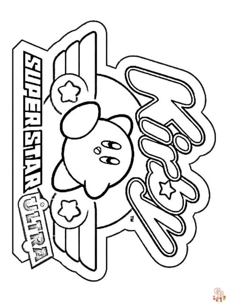 coloriage Kirby