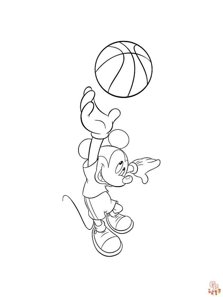 coloriage basketball