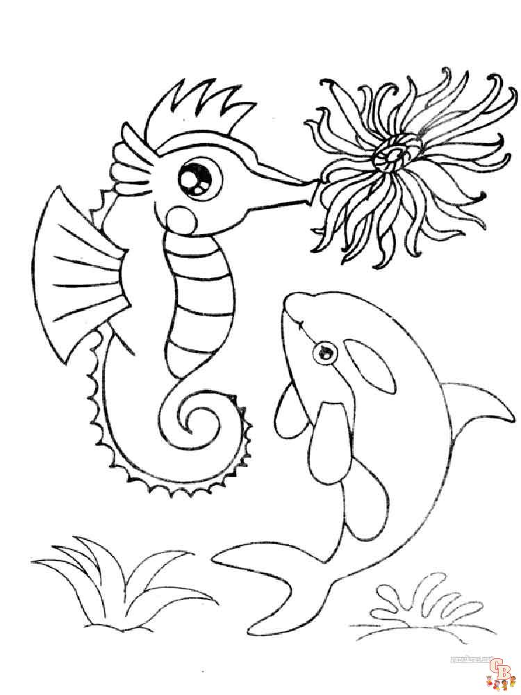 Coloriage Animaux Marins
