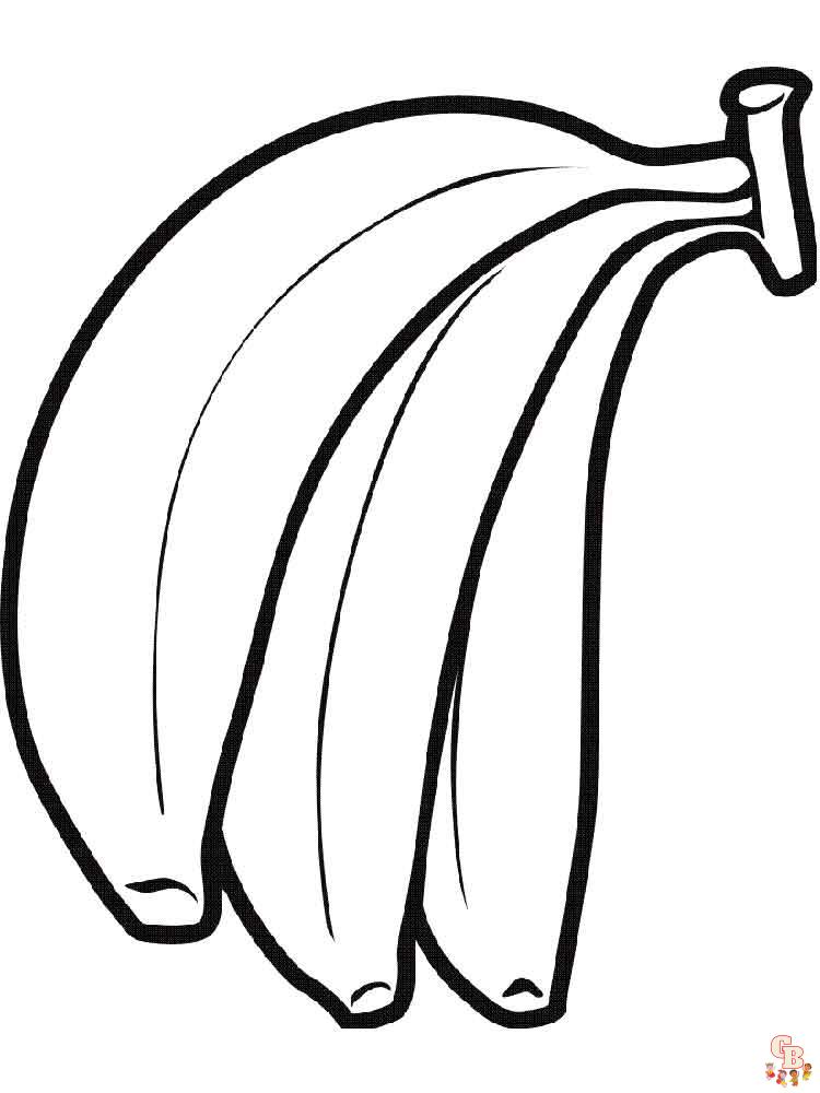 Coloriage Banane