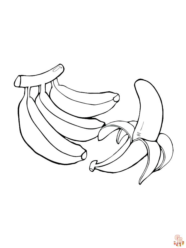 Coloriage Banane