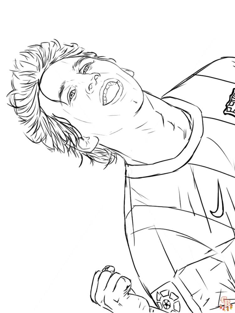 Coloriage Messi