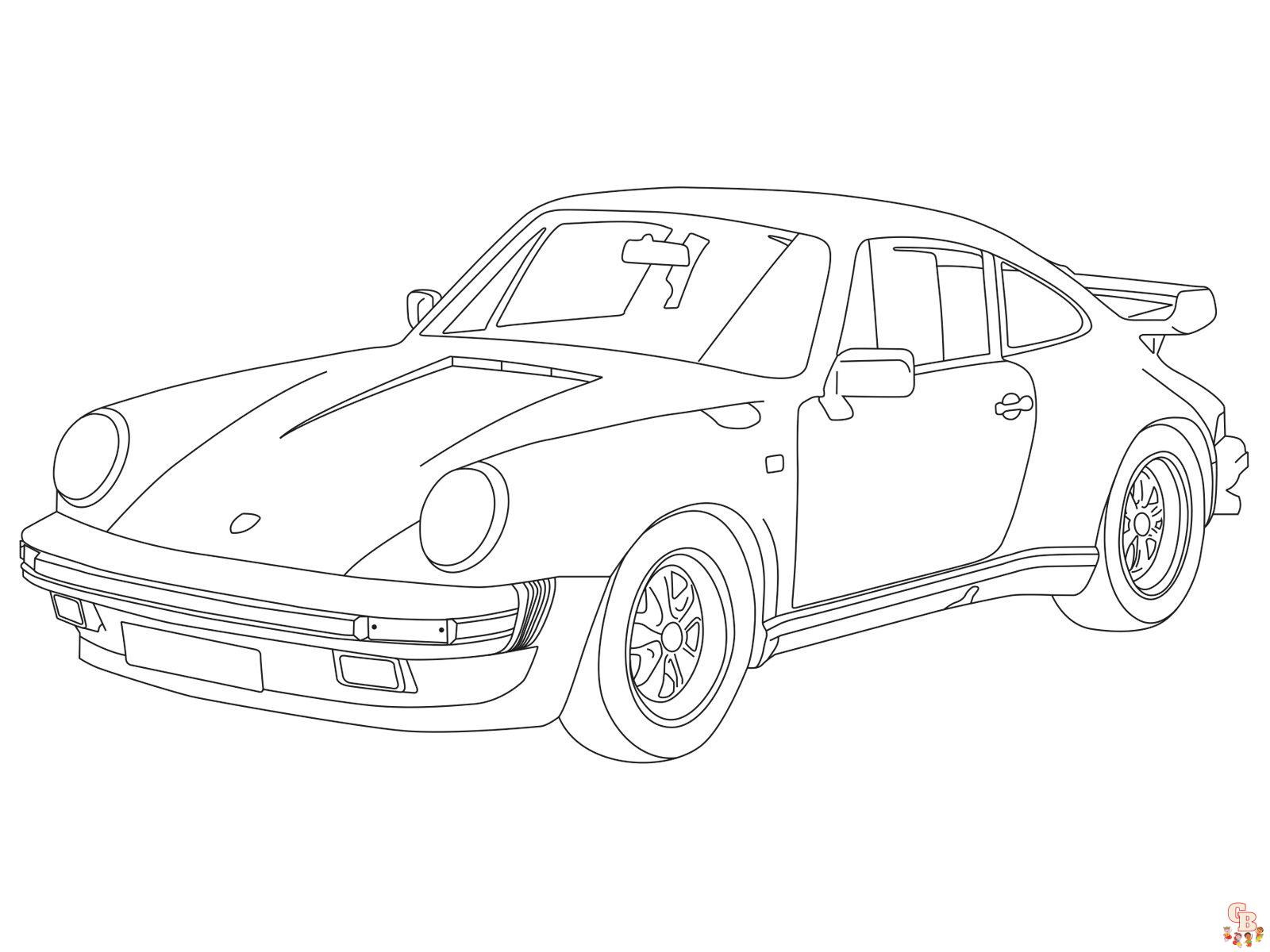 Coloriage Porsche