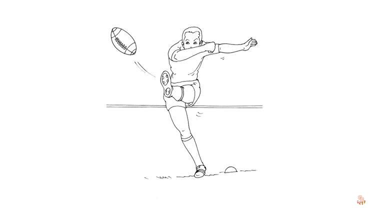 Coloriage Rugby