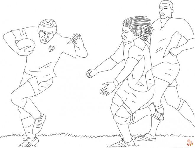 Coloriage Rugby