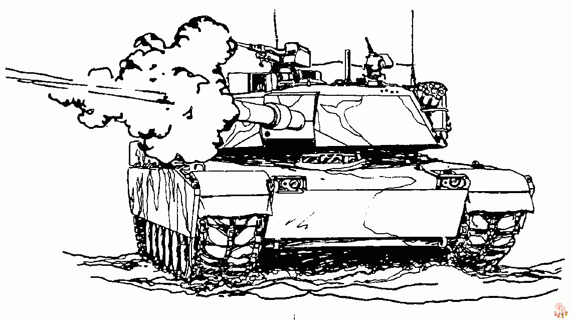 Coloriage Tank