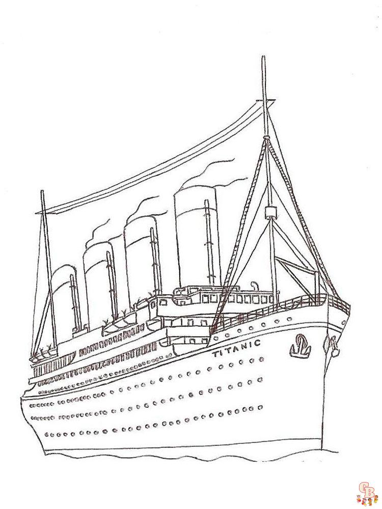 Coloriage Titanic