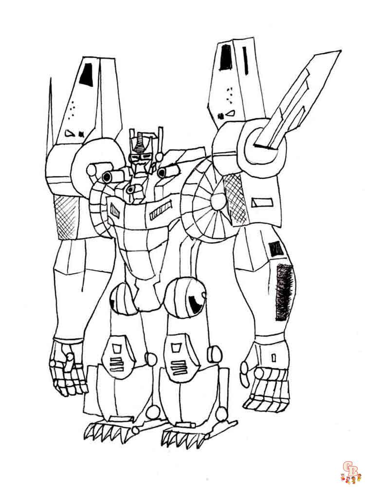 Coloriage Transformers