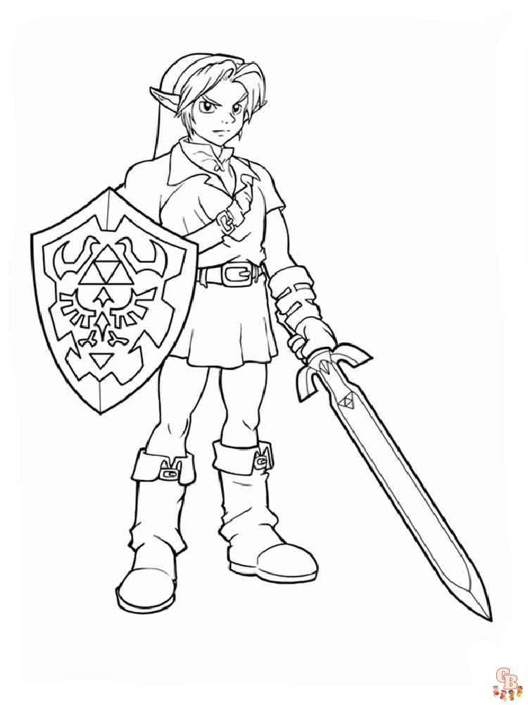 Coloriage Zelda