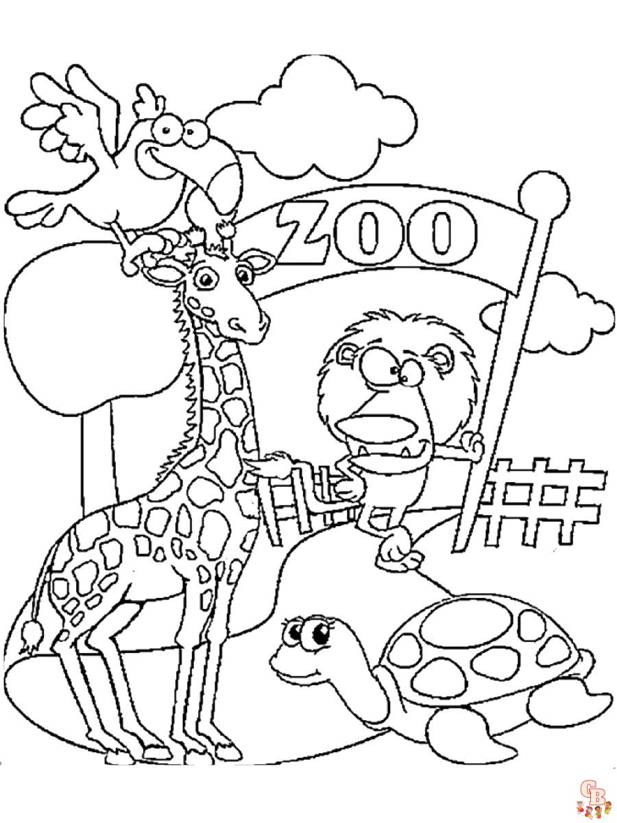 Coloriage Zoo