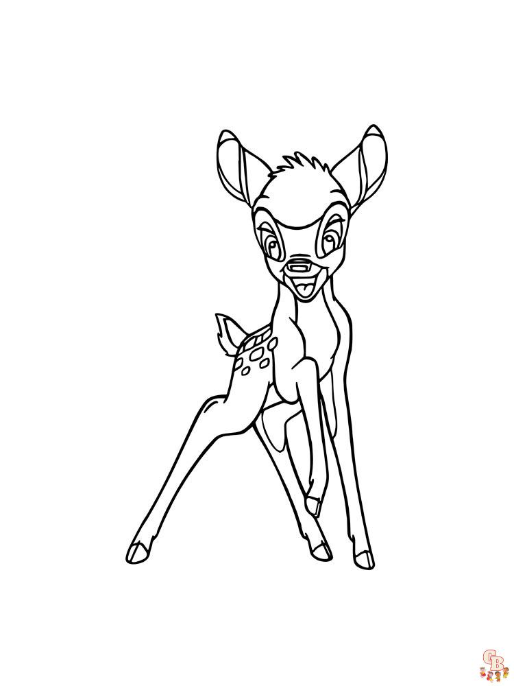 coloriage Bambi