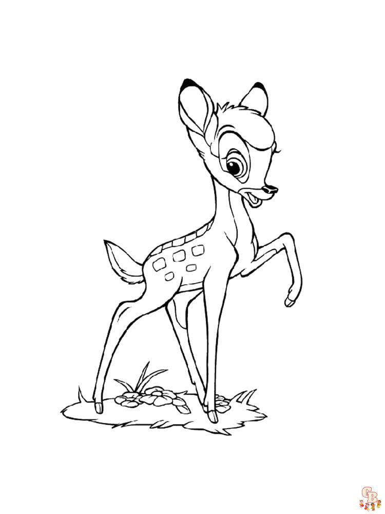 coloriage Bambi